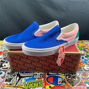 Vans Retro Court Slip Ons 10.5 / 8.5 Womens